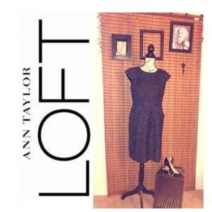 🍂ANN TAYLOR LOFT TWEED DRESS